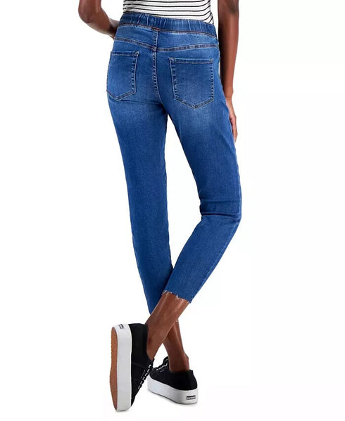 CELEBRITY PINK Juniors’ Pull-On Drawstring Elastic-Waist Jeans Size X-Small